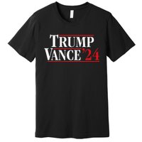 Trump Vance 24 Trump 2024 Retro 80S Presidential Campaign Premium T-Shirt