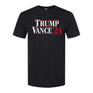 Trump Vance 24 Trump 2024 Retro 80S Presidential Campaign Softstyle CVC T-Shirt