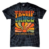 Trump Vance 2024 Donald Trump J.D. Vance Take America Back Tie-Dye T-Shirt