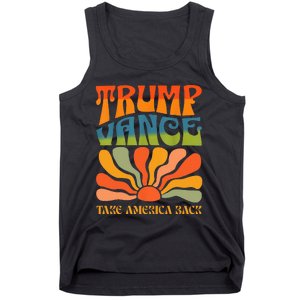 Trump Vance 2024 Donald Trump J.D. Vance Take America Back Tank Top