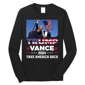 Trump Vance 2024 Vice President Vp For President Usa Long Sleeve Shirt