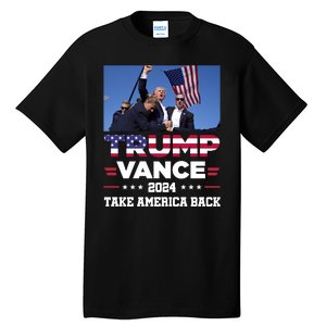 Trump Vance 2024 Vice President Vp For President Usa Tall T-Shirt