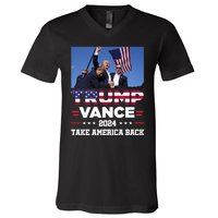 Trump Vance 2024 Vice President Vp For President Usa V-Neck T-Shirt