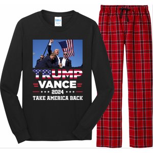 Trump Vance 2024 Vice President Vp For President Usa Long Sleeve Pajama Set