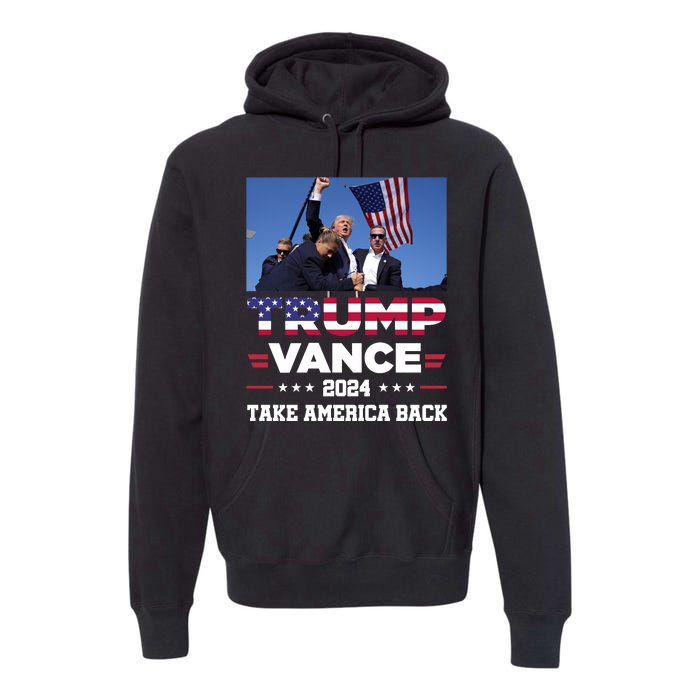 Trump Vance 2024 Vice President Vp For President Usa Premium Hoodie