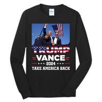 Trump Vance 2024 Vice President Vp For President Usa Tall Long Sleeve T-Shirt