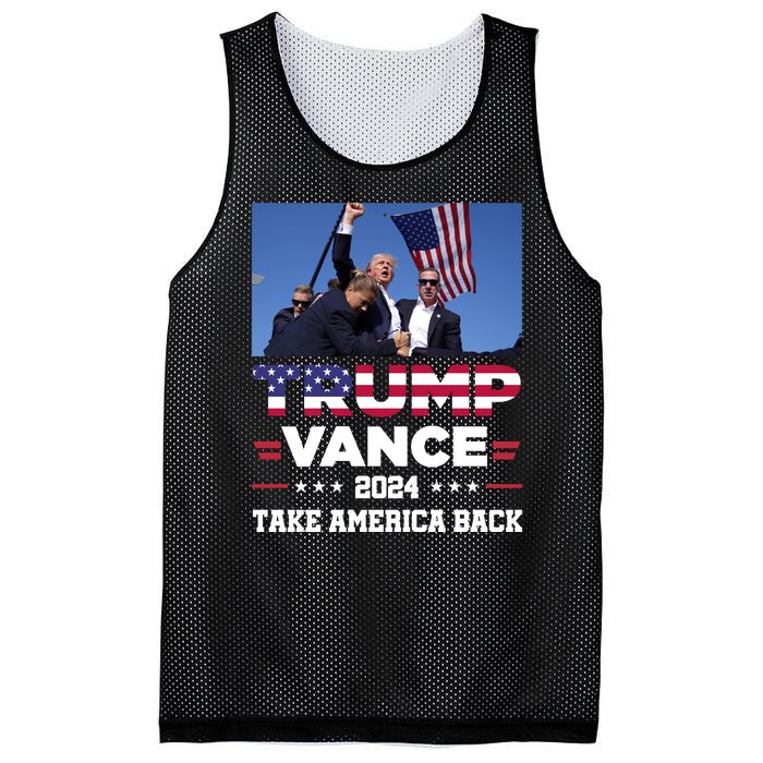 Trump Vance 2024 Vice President Vp For President Usa Mesh Reversible Basketball Jersey Tank