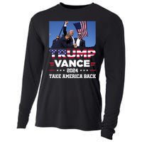 Trump Vance 2024 Vice President Vp For President Usa Cooling Performance Long Sleeve Crew