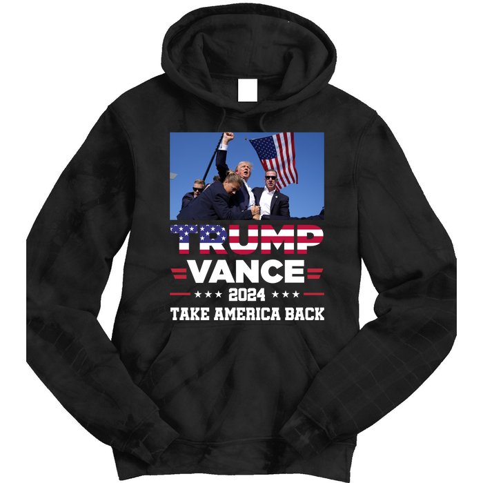 Trump Vance 2024 Vice President Vp For President Usa Tie Dye Hoodie