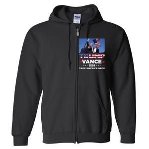 Trump Vance 2024 Vice President Vp For President Usa Full Zip Hoodie