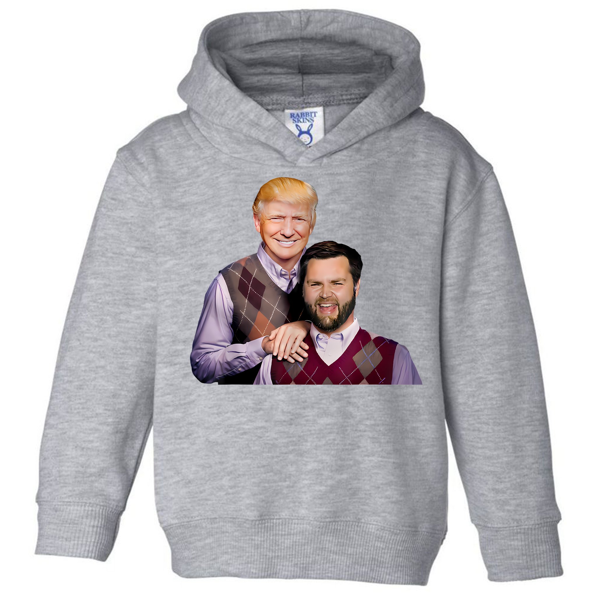 Trump Vance 2024 Brothers Funny Parody Trump J.D. Vance Bros Toddler Hoodie