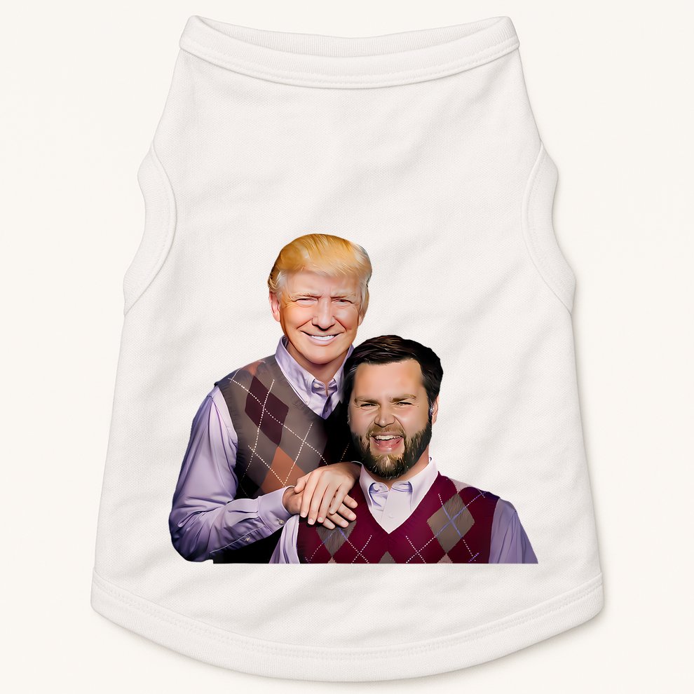 Trump Vance 2024 Brothers Funny Parody Trump J.D. Vance Bros Doggie Tank