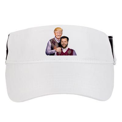 Trump Vance 2024 Brothers Funny Parody Trump J.D. Vance Bros Adult Drive Performance Visor