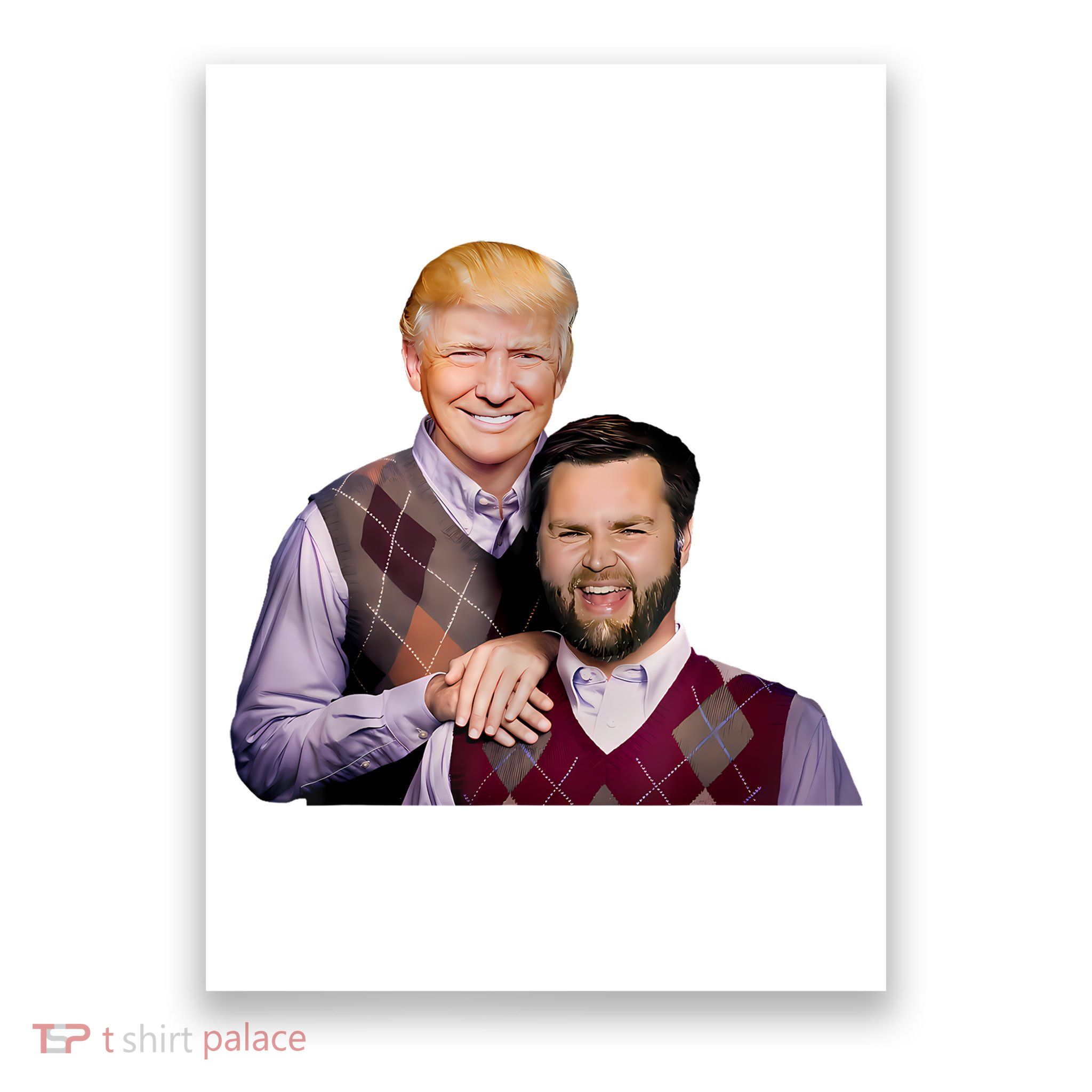 Trump Vance 2024 Brothers Funny Parody Trump J.D. Vance Bros Poster