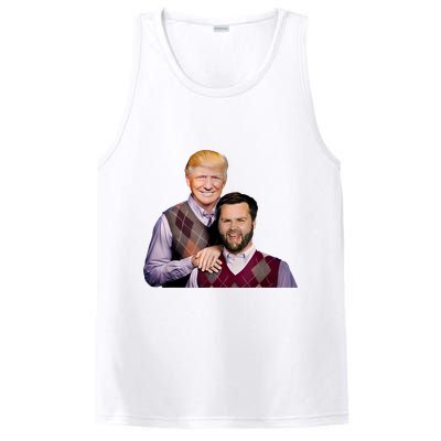 Trump Vance 2024 Brothers Funny Parody Trump J.D. Vance Bros PosiCharge Competitor Tank