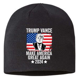 Trump Vance 2024 Make America Great Again Trump 2024 Sustainable Beanie