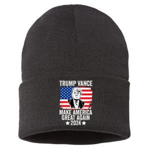 Trump Vance 2024 Make America Great Again Trump 2024 Sustainable Knit Beanie