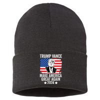 Trump Vance 2024 Make America Great Again Trump 2024 Sustainable Knit Beanie