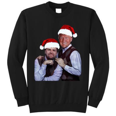 Trump Vance 2024 Brothers Santa Funny Trump Vance Christmas Sweatshirt