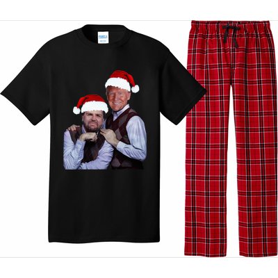 Trump Vance 2024 Brothers Santa Funny Trump Vance Christmas Pajama Set