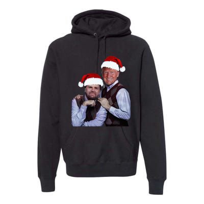 Trump Vance 2024 Brothers Santa Funny Trump Vance Christmas Premium Hoodie