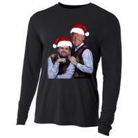 Trump Vance 2024 Brothers Santa Funny Trump Vance Christmas Cooling Performance Long Sleeve Crew