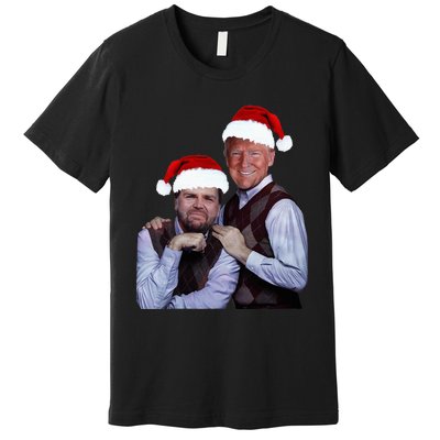 Trump Vance 2024 Brothers Santa Funny Trump Vance Christmas Premium T-Shirt