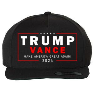 Trump Vance 2024 Make America Great Again Maga President Wool Snapback Cap