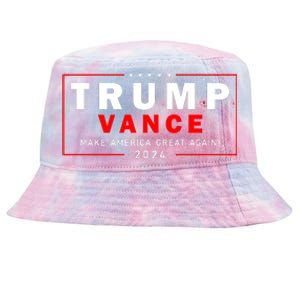 Trump Vance 2024 Make America Great Again Maga President Tie-Dyed Bucket Hat