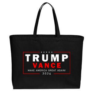 Trump Vance 2024 Make America Great Again Maga President Cotton Canvas Jumbo Tote