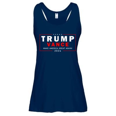 Trump Vance 2024 Make America Great Again Maga President Ladies Essential Flowy Tank