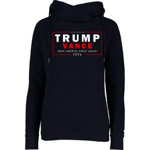 Trump Vance 2024 Make America Great Again Maga President Womens Funnel Neck Pullover Hood