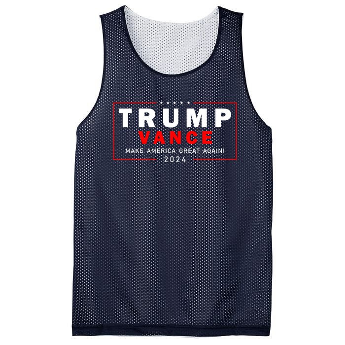 Trump Vance 2024 Make America Great Again Maga President Mesh Reversible Basketball Jersey Tank