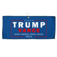 Trump Vance 2024 Make America Great Again Maga President Large Microfiber Waffle Golf Towel