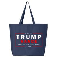 Trump Vance 2024 Make America Great Again Maga President 25L Jumbo Tote