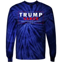 Trump Vance 2024 Make America Great Again Maga President Tie-Dye Long Sleeve Shirt