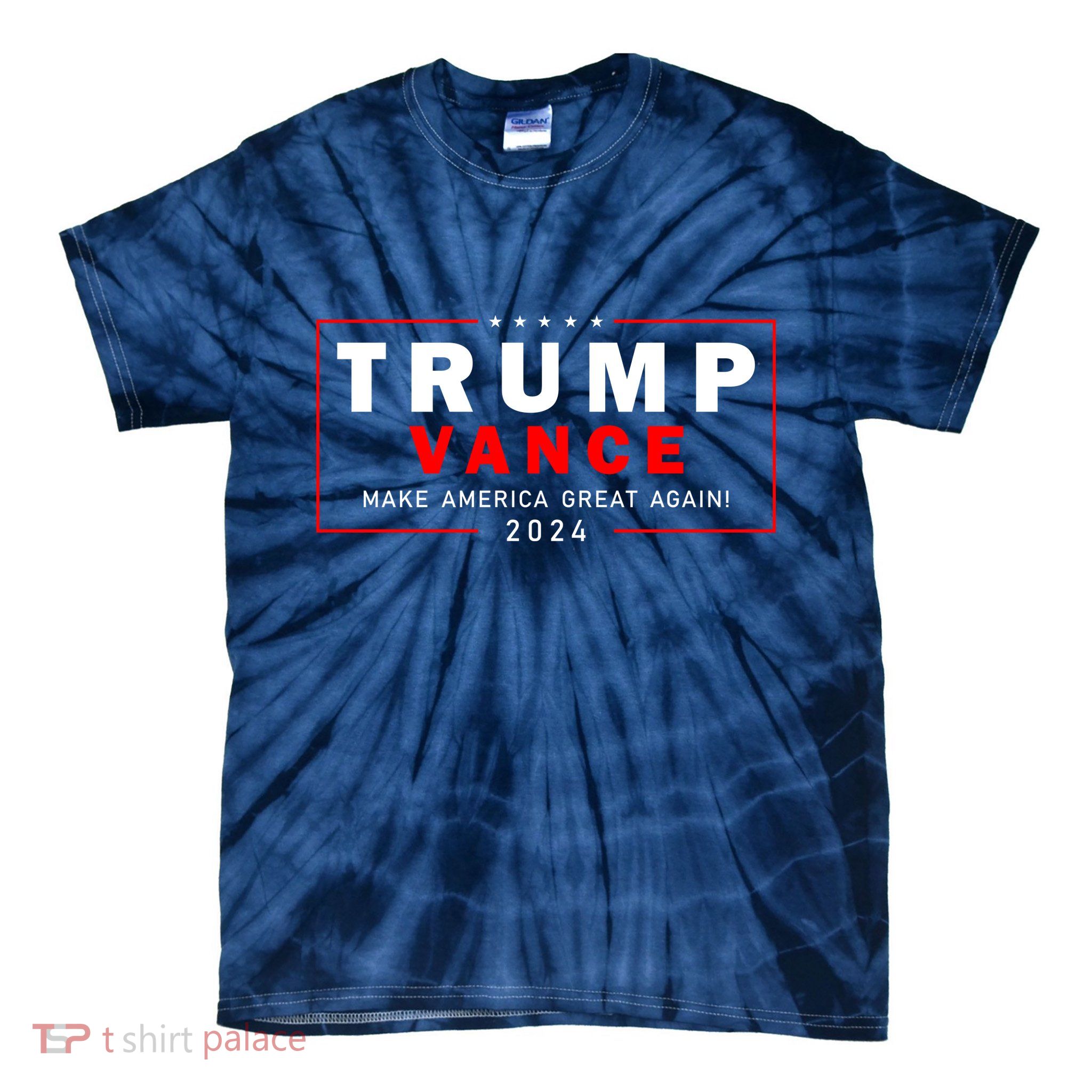 Trump Vance 2024 Make America Great Again Maga President Tie-Dye T-Shirt