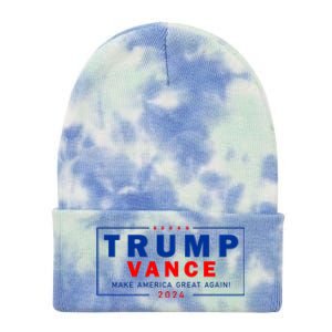 Trump Vance 2024 Make America Great Again Maga President Tie Dye 12in Knit Beanie