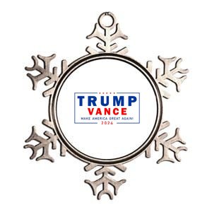 Trump Vance 2024 Make America Great Again Maga President Metallic Star Ornament