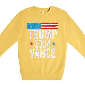 Trump Vance 2024 Donald Trump Jd Vance 2024 Pro Trump 2024 Premium Crewneck Sweatshirt