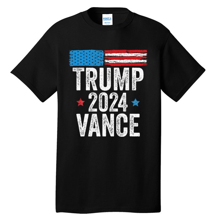 Trump Vance 2024 Donald Trump Jd Vance 2024 Pro Trump 2024 Tall T-Shirt