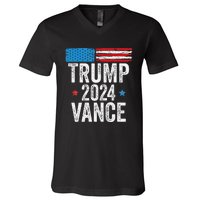 Trump Vance 2024 Donald Trump Jd Vance 2024 Pro Trump 2024 V-Neck T-Shirt