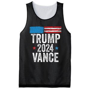 Trump Vance 2024 Donald Trump Jd Vance 2024 Pro Trump 2024 Mesh Reversible Basketball Jersey Tank