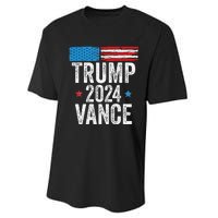 Trump Vance 2024 Donald Trump Jd Vance 2024 Pro Trump 2024 Performance Sprint T-Shirt