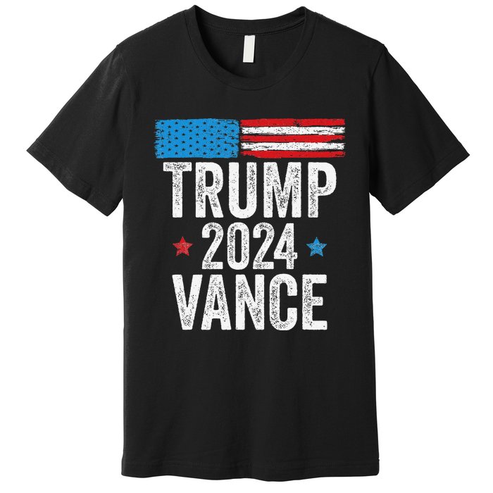 Trump Vance 2024 Donald Trump Jd Vance 2024 Pro Trump 2024 Premium T-Shirt