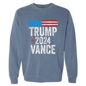 Trump Vance 2024 Donald Trump Jd Vance 2024 Pro Trump 2024 Garment-Dyed Sweatshirt