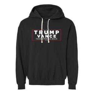 Trump Vance 2024 Vice President Vp For President Usa Garment-Dyed Fleece Hoodie