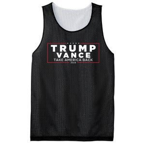 Trump Vance 2024 Vice President Vp For President Usa Mesh Reversible Basketball Jersey Tank