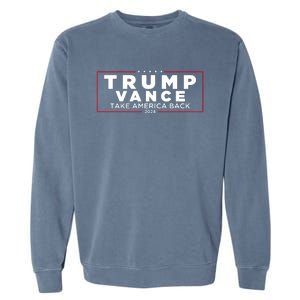 Trump Vance 2024 Vice President Vp For President Usa Garment-Dyed Sweatshirt