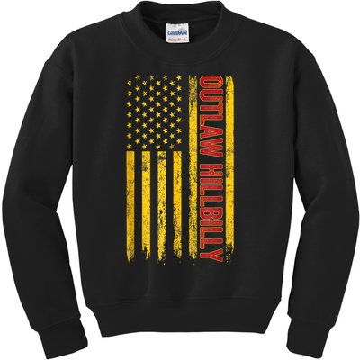 Trump Vance 2024 Donald Trump J.D. Vance Outlaw Hillbilly Kids Sweatshirt